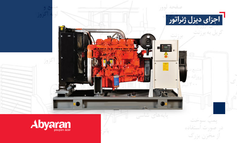 از اجزای ژنراتور شارژر باتری دیزل ژنراتور