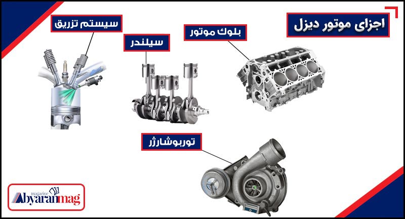 اجزای موتور دیزل