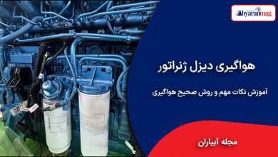 هواگیری دیزل ژنراتور
