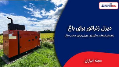 دیزل ژنراتور برای باغ