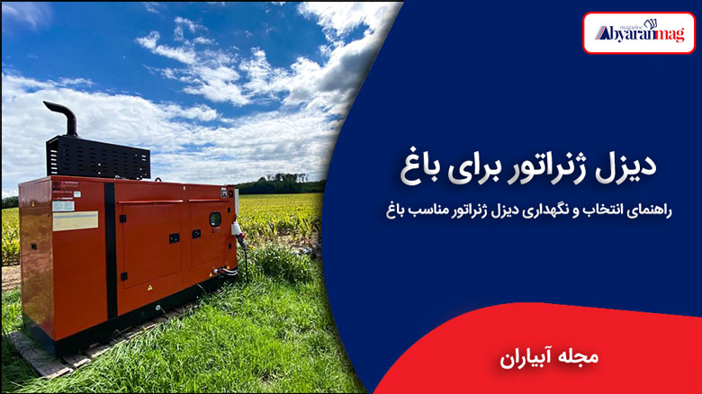 دیزل ژنراتور برای باغ