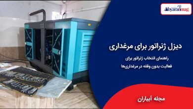 دیزل ژنراتور برای مرغداری