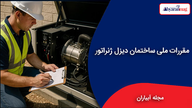 مقررات ملی ساختمان دیزل ژنراتور