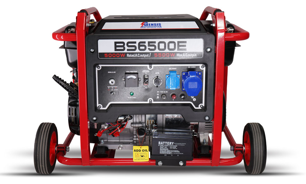 موتور برق 5.5 کیلووات بنزینی جنسیس مدل BS6500-E