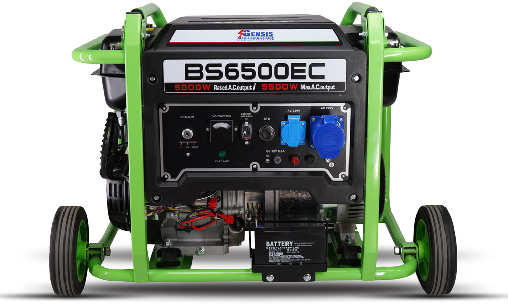موتور برق 5.5 کیلووات دوگانه سوز جنسیس مدل BS6500EC
