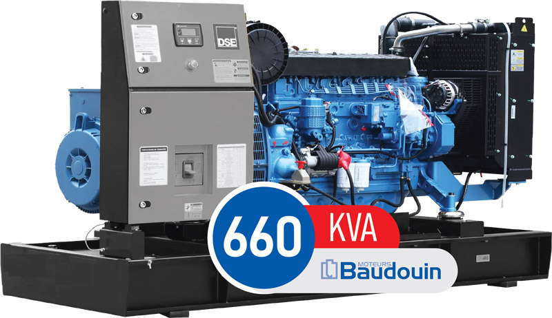 دیزل ژنراتور بادوین 660 کاوا مدل 8M21G660/5
