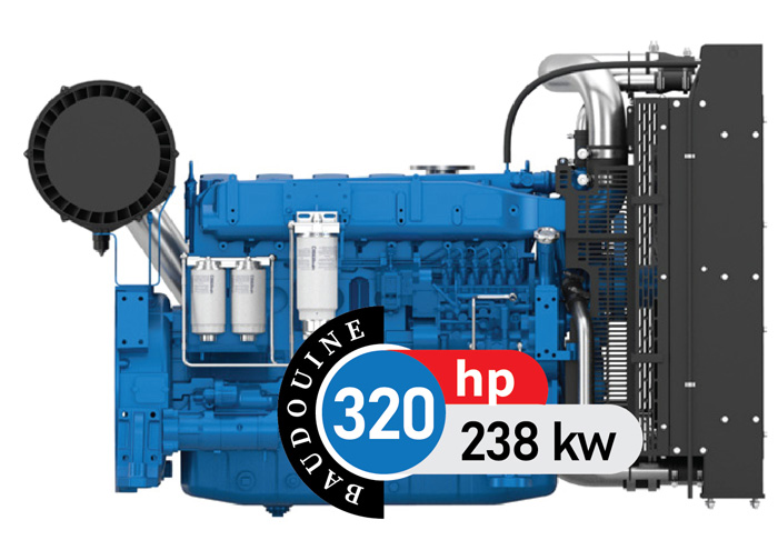 موتور دیزل بادوین 238 کیلووات مدل 6M16G250/5