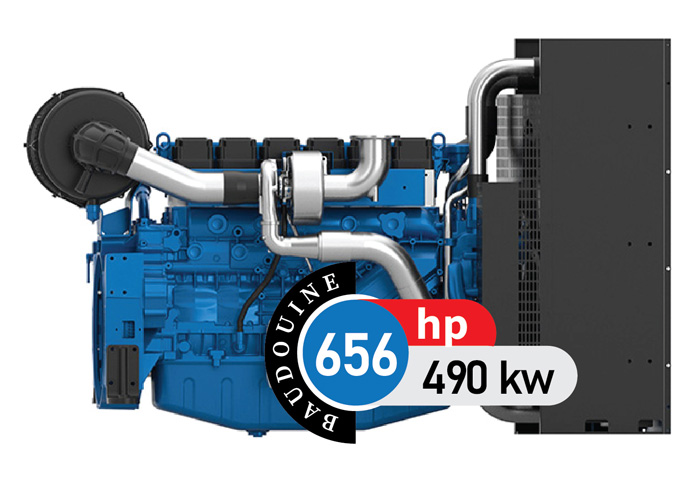 موتور دیزل بادوین 490 کیلووات مدل 6M21G550/5