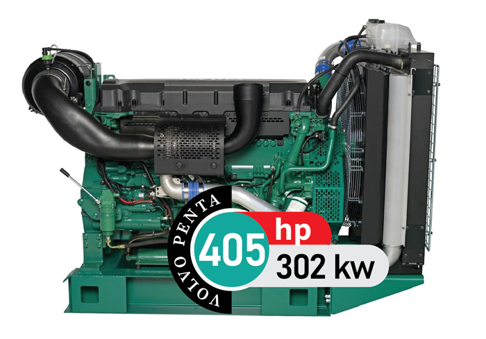 موتور دیزل ولوو 405 اسب بخار مدل TAD1341GE